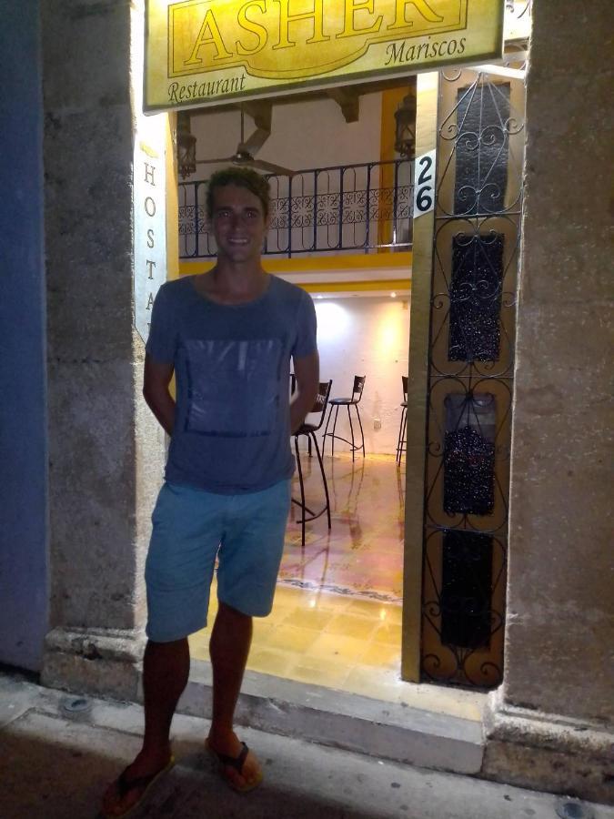 Hostal Casa Asherカンペチェ エクステリア 写真