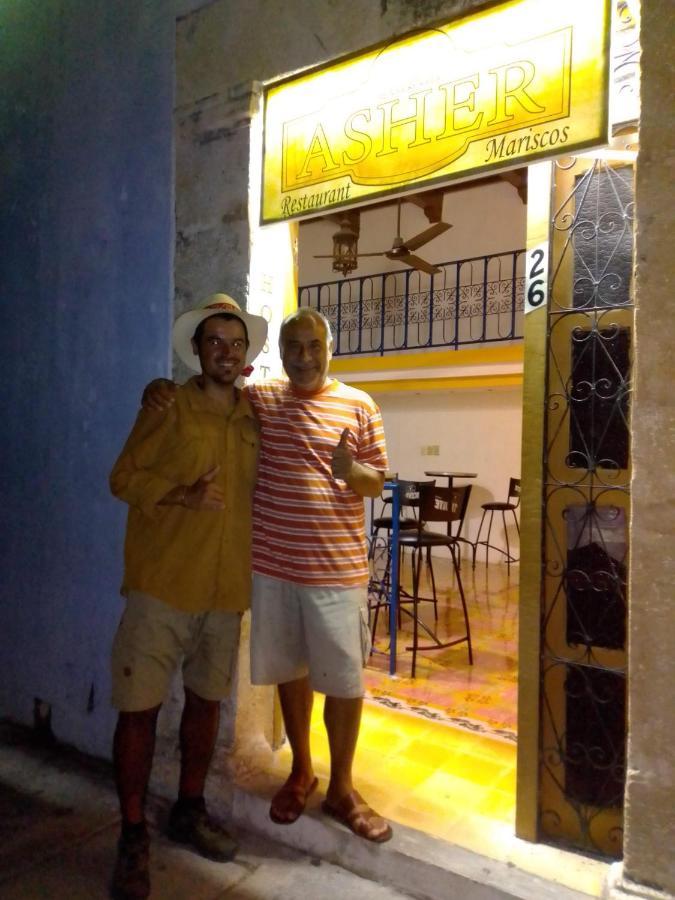Hostal Casa Asherカンペチェ エクステリア 写真