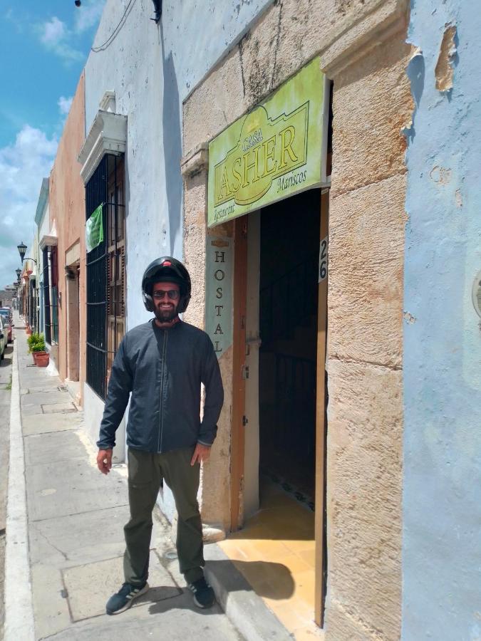 Hostal Casa Asherカンペチェ エクステリア 写真
