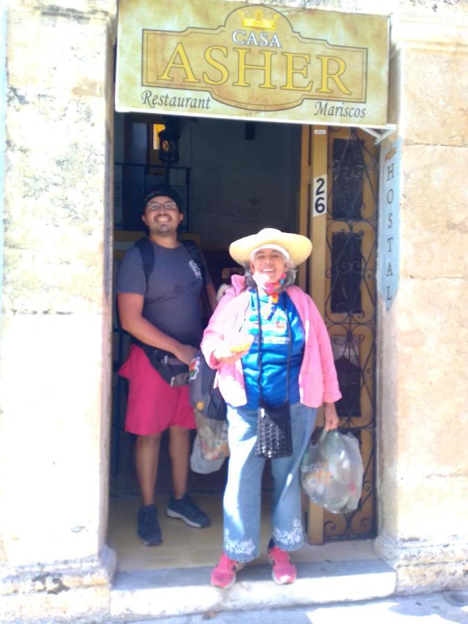 Hostal Casa Asherカンペチェ エクステリア 写真