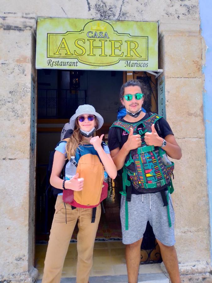 Hostal Casa Asherカンペチェ エクステリア 写真